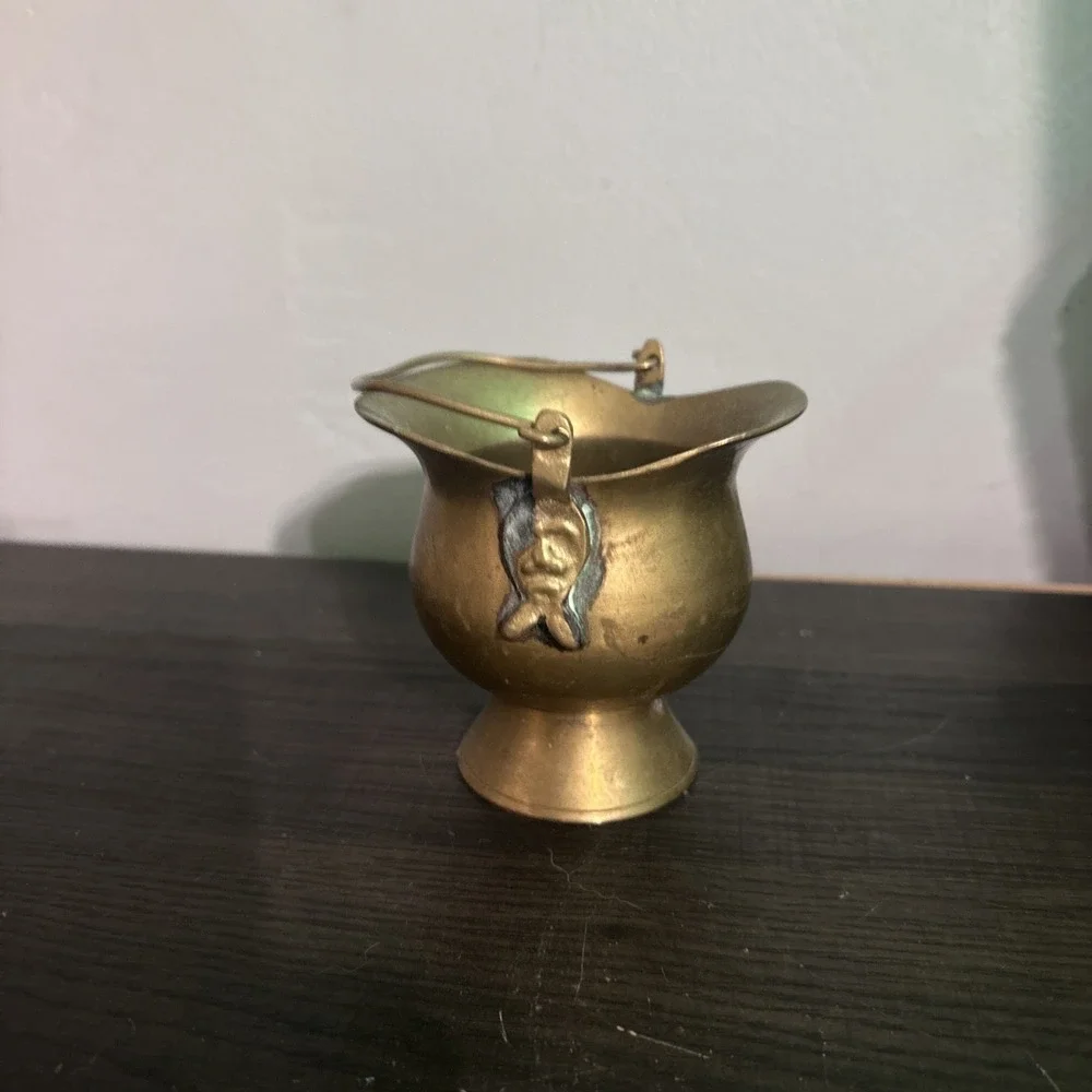 Solid Brass Scuttle Bucket